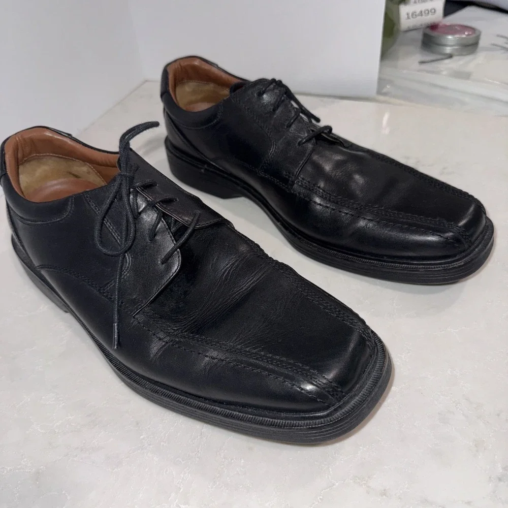 Johnston &  Murphy Men's Dress Shoes Size 9XW Leather Black